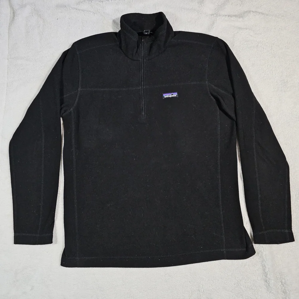 Black Quarter-Zip Pullover